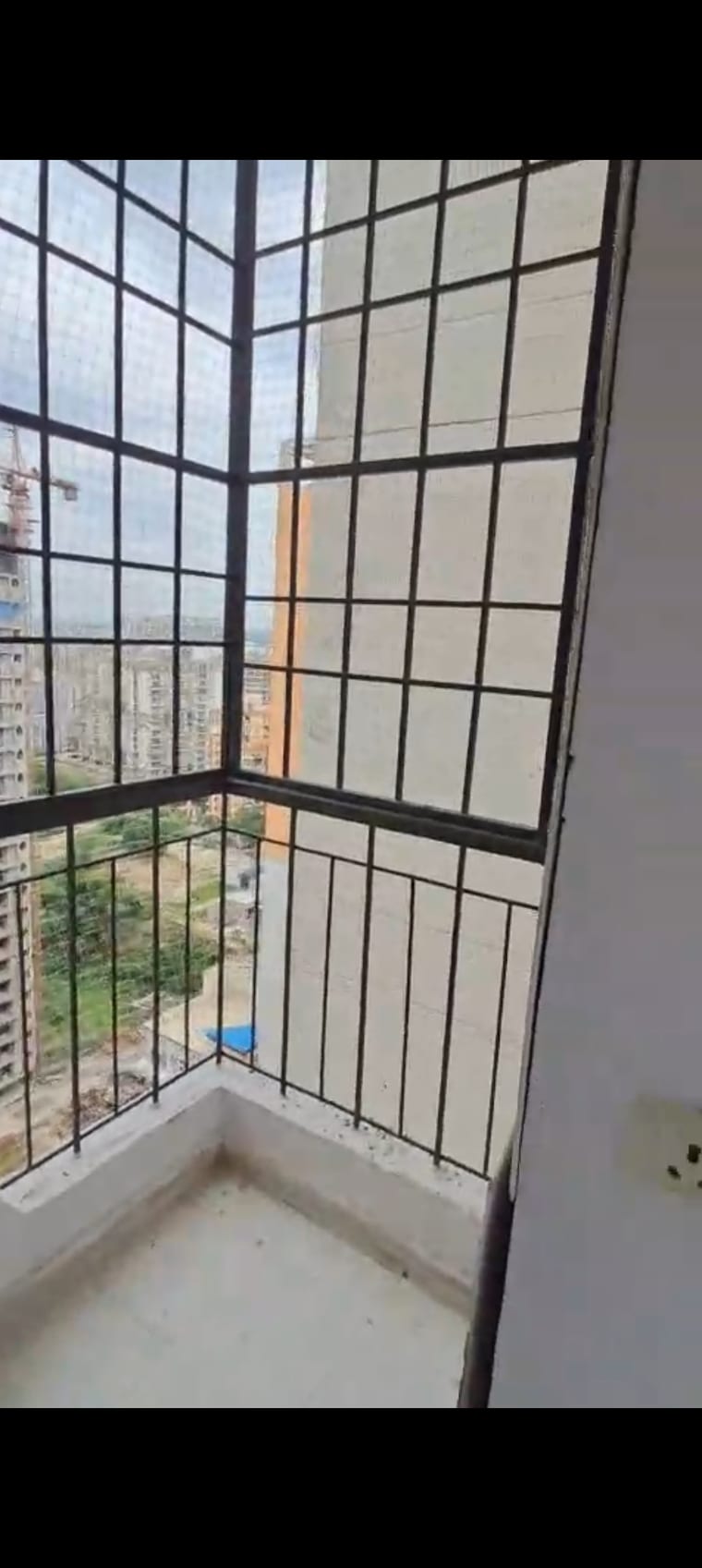 Balcony, charms-castle 2 Bedroom 975 Sq.Ft. Apartment In Raj Nagar Extension Ghaziabad 9212405