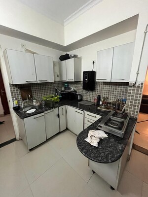 Kitchen in 3 BHK Apartment at DDA Flats Taimoor Enclave, New Friends Colony – for Rent