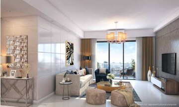 Living Room in 2 BHK Apartment at Purva Atmosphere, Thanisandra Main Road – for Sale