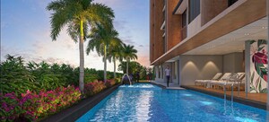 Swimming Pool in 4 BHK Apartment at Adani Ten BKC, Bandra East – for Rent