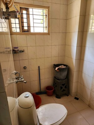 Bathroom in 3 BHK Apartment at Abinaya Residency, Banaswadi – for Rent