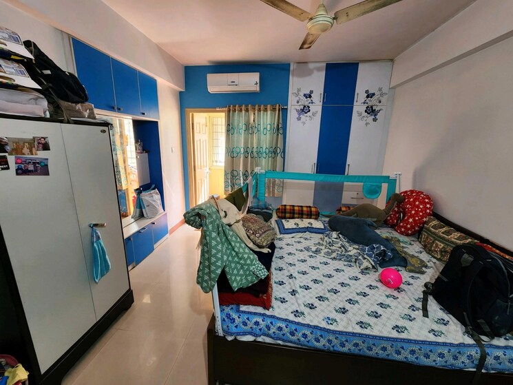 Bedroom, abinaya-residency 3 Bedroom 1650 Sq.Ft. Apartment In Banaswadi Bangalore 9212540