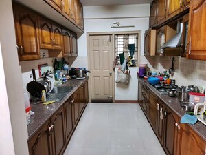 Kitchen in 3 BHK Apartment at Abinaya Residency, Banaswadi – for Rent