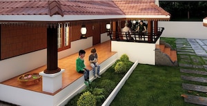 Balcony in 3 BHK Villa at Guruvayoor – for Sale