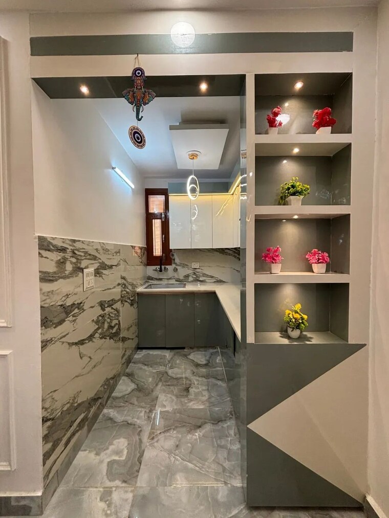 Kitchen, sa-homes-i 2.5 Bedroom 635 Sq.Ft. Builder Floor In Uttam Nagar Delhi 9212603