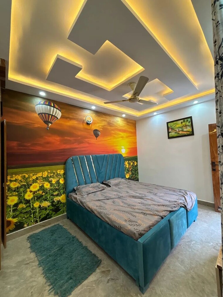 Master Bedroom, sa-homes-i 2.5 Bedroom 635 Sq.Ft. Builder Floor In Uttam Nagar Delhi 9212603