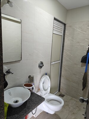 Bathroom in 1.5 BHK Apartment at Metropolis Bayside, Kasarvadavali – for Sale