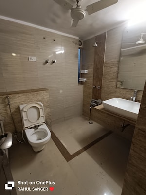 Bathroom in 2 BHK Builder Floor at Saket – for Rent