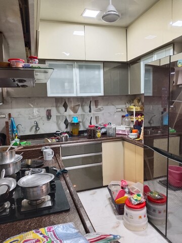 Kitchen in 1 BHK Apartment at Shree Rajal Deep, Kopar Khairane – for Rent