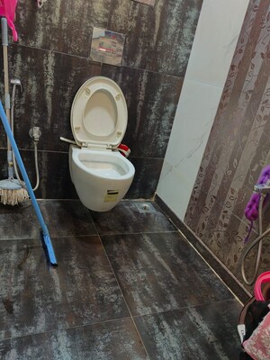 Bathroom in 1 BHK Apartment at Shree Rajal Deep, Kopar Khairane – for Rent