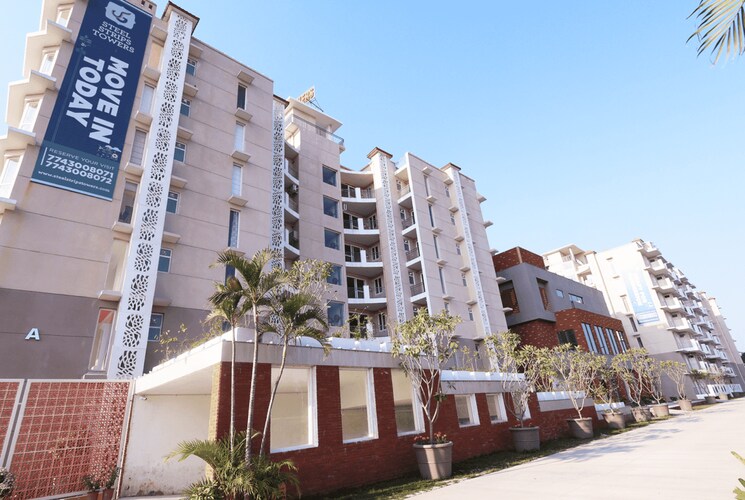 Exterior View, steel-strips-towers 3 Bedroom 1390 Sq.Ft. Apartment In Central Derabassi Chandigarh 9212702