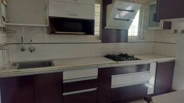 Kitchen in 3 BHK Apartment at Jubilee Hills – for Rent
