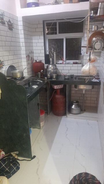 Kitchen in 1 RK Apartment at E Type Apartment, Vashi Sector 4 – for Rent