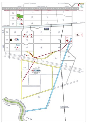 Plot – Map Location View at Omaxe City - Omaxe Heights, Sector 97 - for Sale