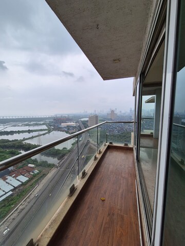 Balcony in 4 BHK Apartment at Ajmera Aeon, Bhakti Park – for Sale