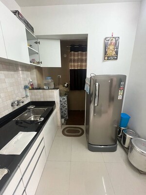Kitchen in 1 BHK Apartment at Goel Ganga Amber, Tathawade – for Rent