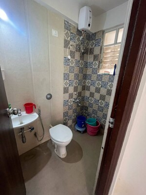 Bathroom in 1 BHK Apartment at Goel Ganga Amber, Tathawade – for Rent