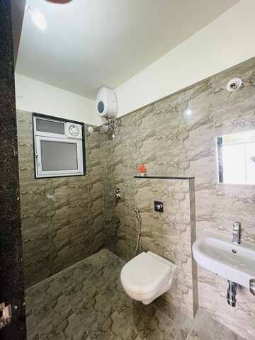 Bathroom in 3 BHK Apartment at VTP Beaumonde, Kharadi – for Rent