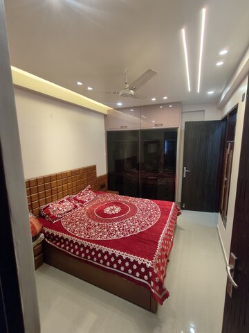 Bedroom in 3 BHK Apartment at SVP Gulmohur Residency, Indrapuram – for Sale
