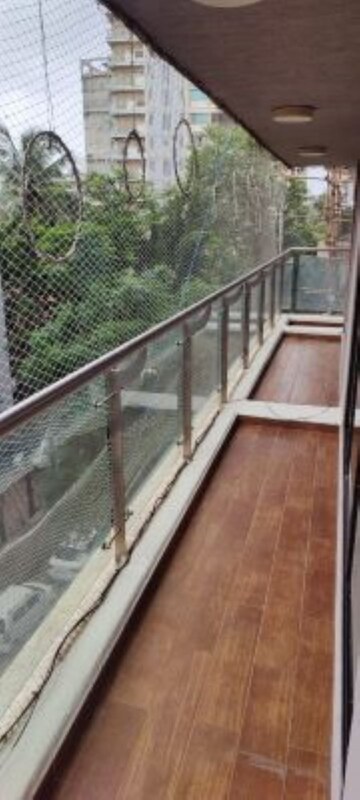 Balcony in 3 BHK Apartment at Ekta Park Vista, Khar West – for Rent