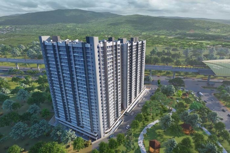 Exterior View, vihang-marina 1 Bedroom 390 Sq.Ft. Apartment In Ghodbunder Road Thane 9213333