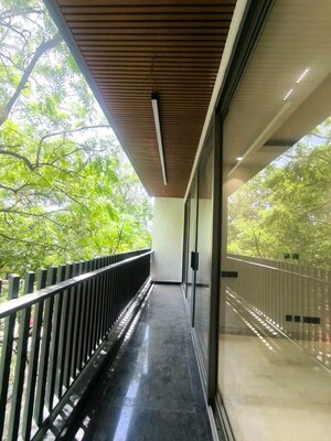 Balcony in 3 BHK Apartment at Chattarpur – for Rent