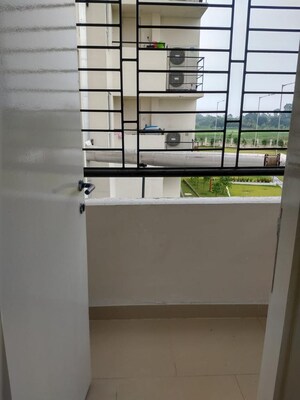 Balcony in 3 BHK Apartment at Elita Garden Vista, New Town – for Sale