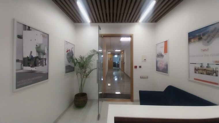 Living Room, lodha-supremus Commercial Office Space 1854 Sq.Ft. In Wagle Industrial Estate Thane 9213383