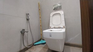 Bathroom in  Office Space at Lodha Supremus, Wagle Industrial Estate – for Rent