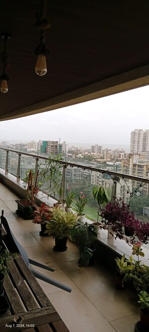 Balcony in 3 BHK Apartment at Omkar Alta Monte, Malad East – for Sale