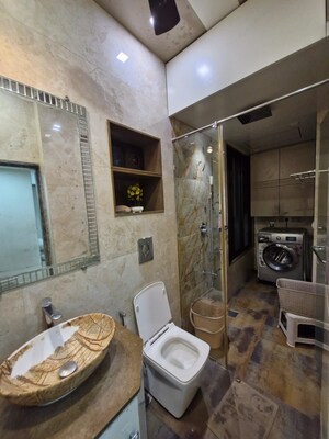 Bathroom in 3 BHK Apartment at Omkar Alta Monte, Malad East – for Sale