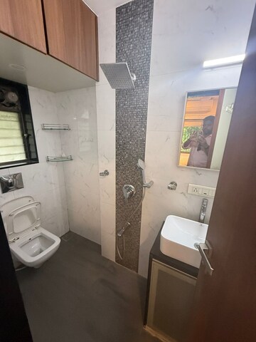 Bathroom in 2 BHK Apartment at Bandra West – for Rent