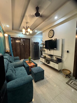 Living Room in 3 BHK Builder Floor at Vasundhara Sector 5 – for Sale