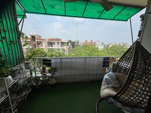 Balcony in 3 BHK Builder Floor at Vasundhara Sector 5 – for Sale