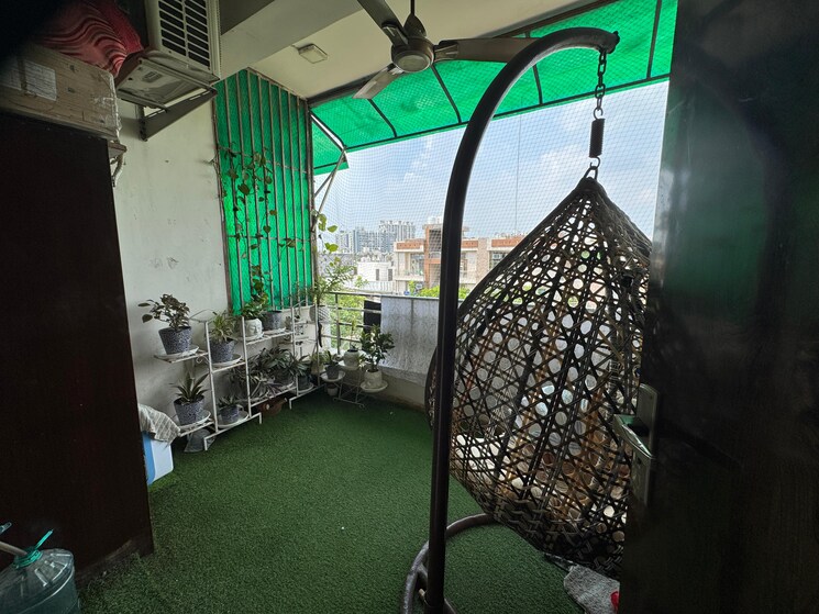 Balcony, vasundhara sector 5 3 Bedroom 1100 Sq.Ft. Builder Floor In Vasundhara Sector 5 Ghaziabad 9213468