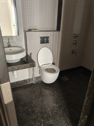 Bathroom in 3 BHK Apartment at Kalpataru Radiance, Goregaon West – for Rent