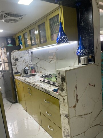 Kitchen in 2 BHK Apartment at Divya Stuti CHS, Goregaon East – for Rent