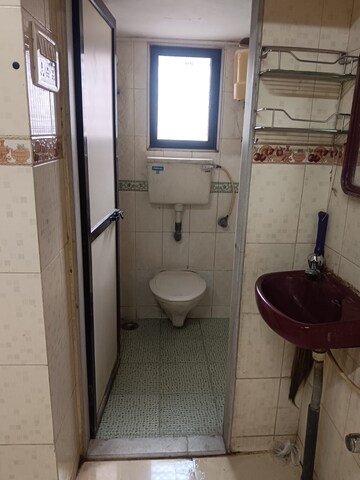 Bathroom in 1 BHK Apartment at Mahim – for Rent
