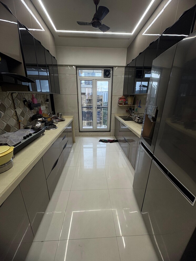 Kitchen, luxora-crystal-antara 3 Bedroom 1280 Sq.Ft. Apartment In Manpada Thane 9213446