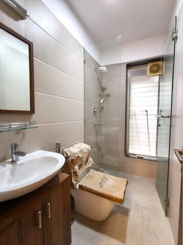 Bathroom in 3 BHK Apartment at Bandra West – for Rent