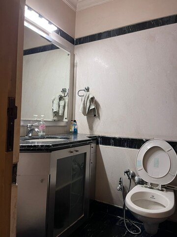 Bathroom in 3 BHK Apartment at Bandra West – for Rent