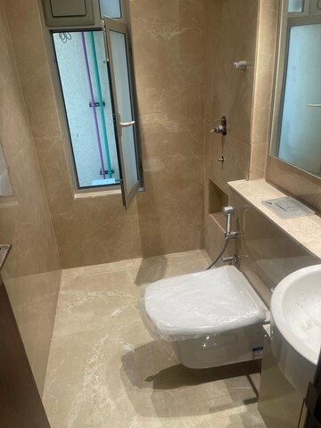 Bathroom in 1 BHK Apartment at Hiranandani Regent Hill, Powai – for Rent
