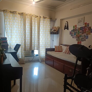 Living Room in 2 BHK Apartment at Lake Home, Powai – for Rent