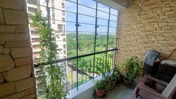 Balcony in 3 BHK Apartment at Unitech Vistas, Rajarhat New Town – for Rent