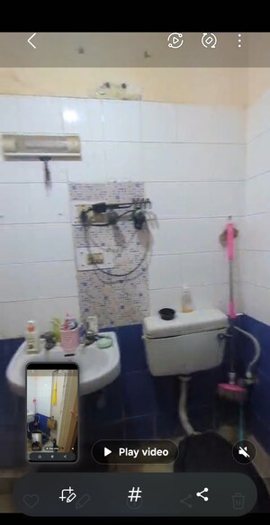 Bathroom in 1 RK Apartment at Overseas Apartment, Sector 62 – for Rent