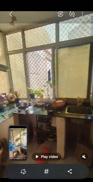 Living Room in 1 RK Apartment at Overseas Apartment, Sector 62 – for Rent