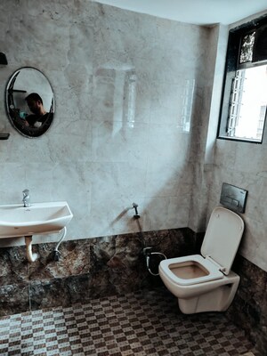 Bathroom in 2 BHK Apartment at Shakuntal CHS, Kopar Khairane – for Sale