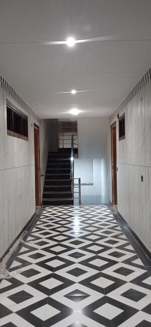 Staircase in 3 BHK Apartment at Mahavir Enclave 1 – for Sale