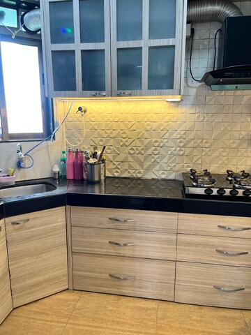Kitchen in 3 BHK Penthouse at Juhu Jivan, Juhu – for Rent