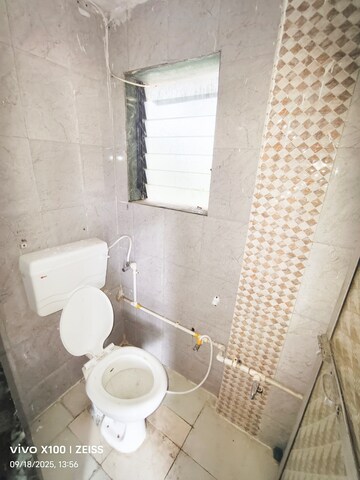 Bathroom in 1 BHK Apartment at Shree Samarth Complex, Kalwa – for Rent